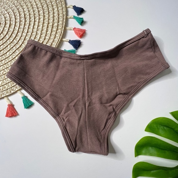 Victoria's Secret PINK Cotton Cheekster Panty Peppercorn w/ Graphic Small NEW - Picture 4 of 4